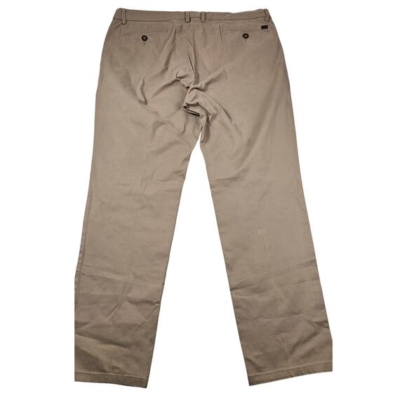 40x31 Bugatti khaki chino preppy casual dress pants neutral European designer - Picture 2 of 10